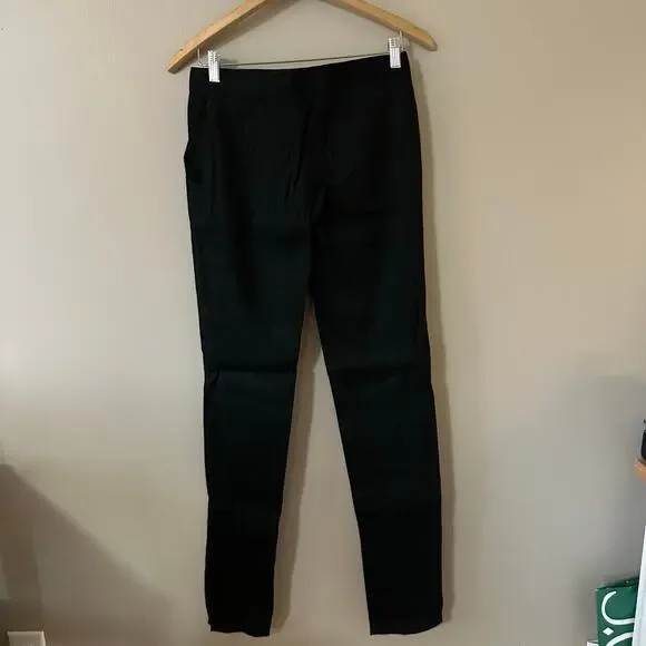 Stella McCartney Black Linen Straight Leg Trousers Size 36 - Picture 4 of 9